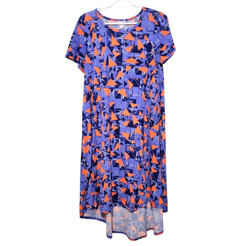 LuLaRoe Carly Geometric Print Dress XS (2-4)